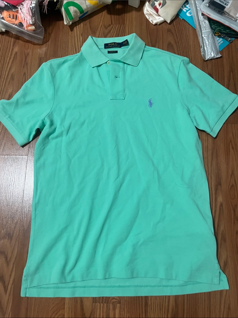 Polo by Ralph Lauren Mint Green Short-Sleeve Polo